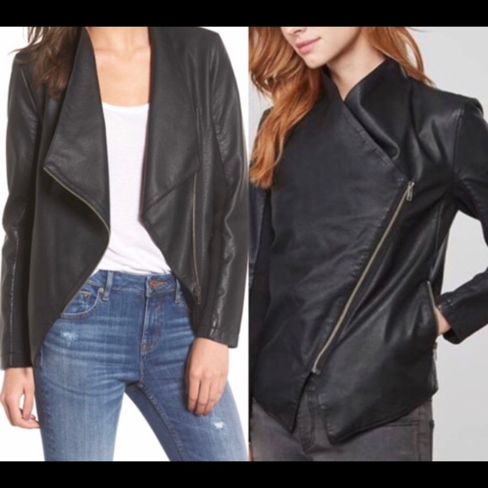 BB Dakota Asymmetrical Black Jacket